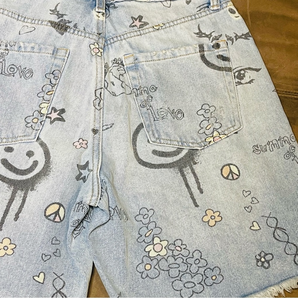 NWT 90s Y2K Wild Fable High Rise Bermuda Shorts 4 - Picture 9 of 11